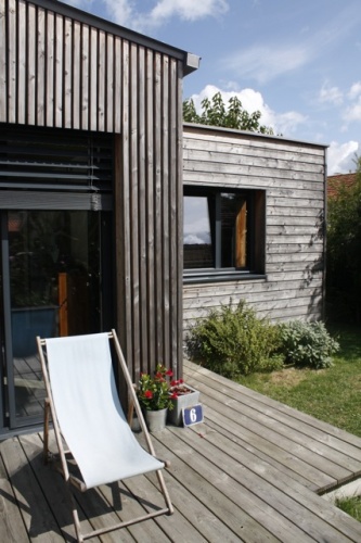 Extension bois et rnovation d'une maison