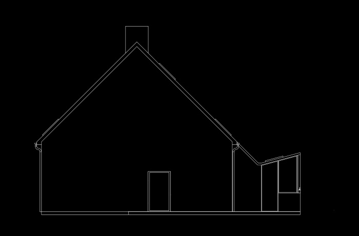 Extension d'une maison : Elevation 