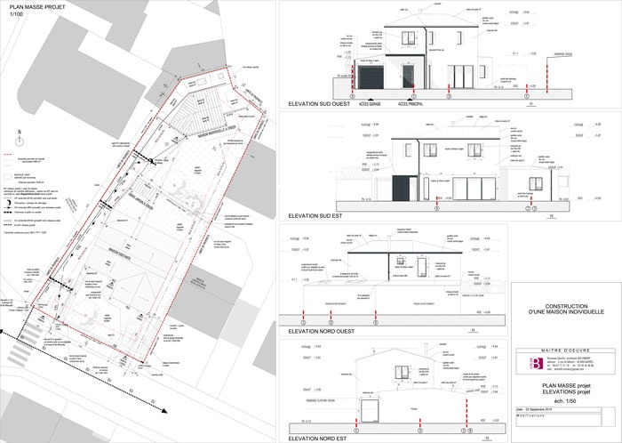 Maison D : plan