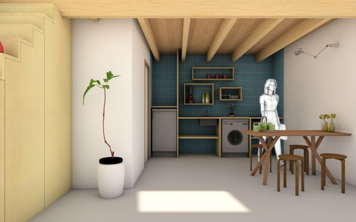 Maison de pcheur : cuisine-salle-a-manger-maison-pecheur-sene-56-pascal-ponchon-architecte-interieur-3D-7web